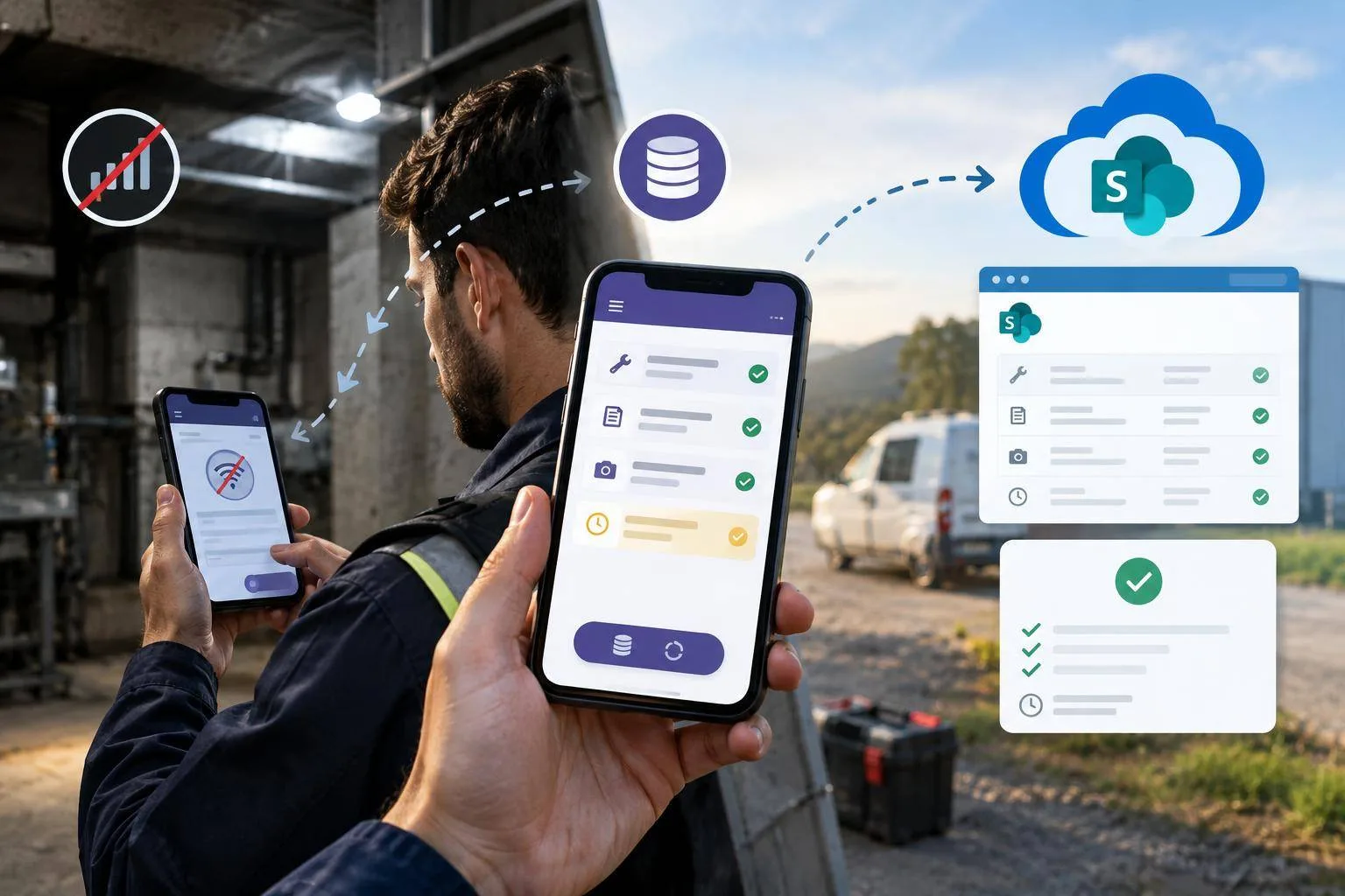 Quan la cobertura falla, la visita continua amb Power Apps