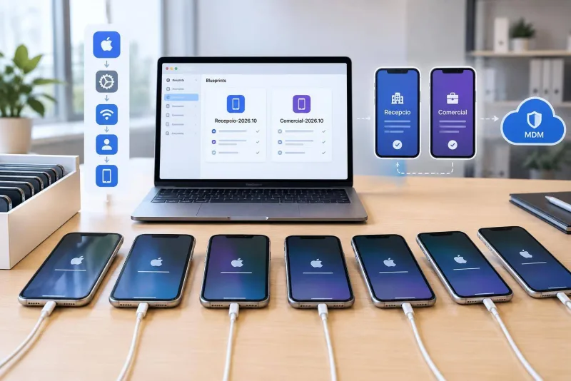 Prepara iPhones corporatius amb un Blueprint que evita desviacions