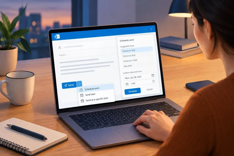 Programa els correus d’Outlook perquè arribin en el moment oportú