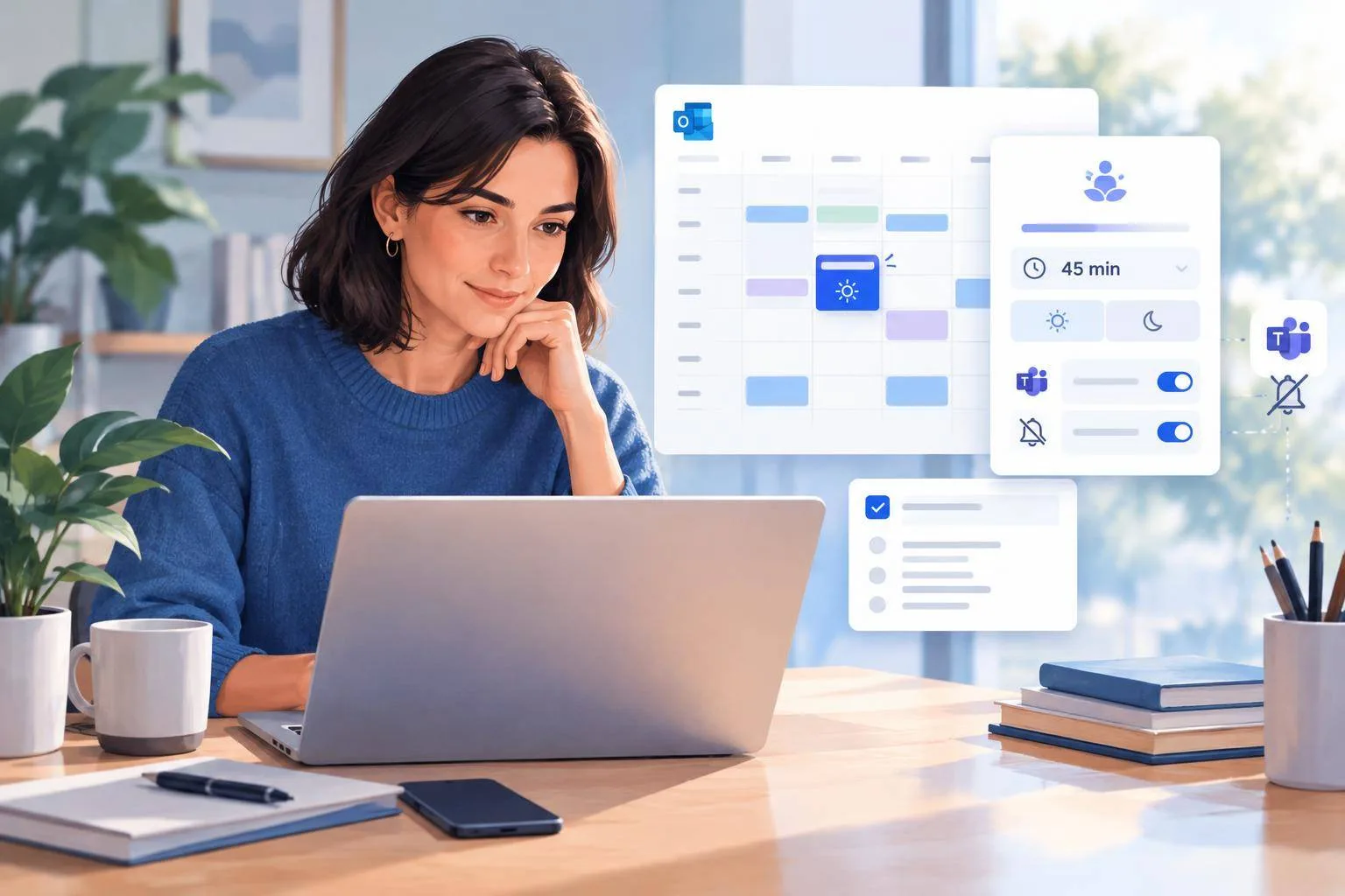 Protegeix una estona de concentració amb Viva Insights
