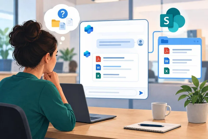 Un agent que troba el procediment correcte a SharePoint