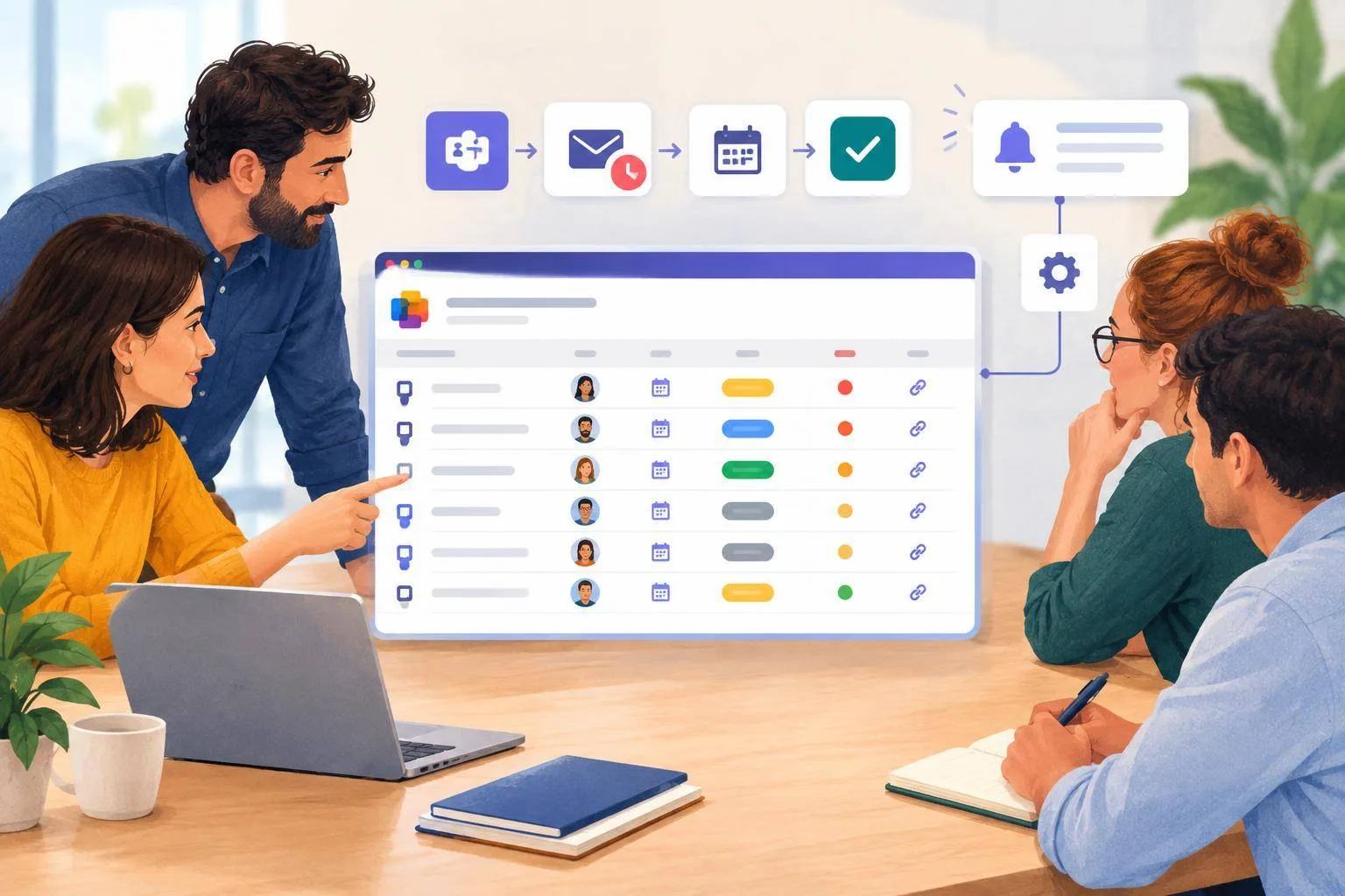 Una cua de decisions clara amb Microsoft Lists